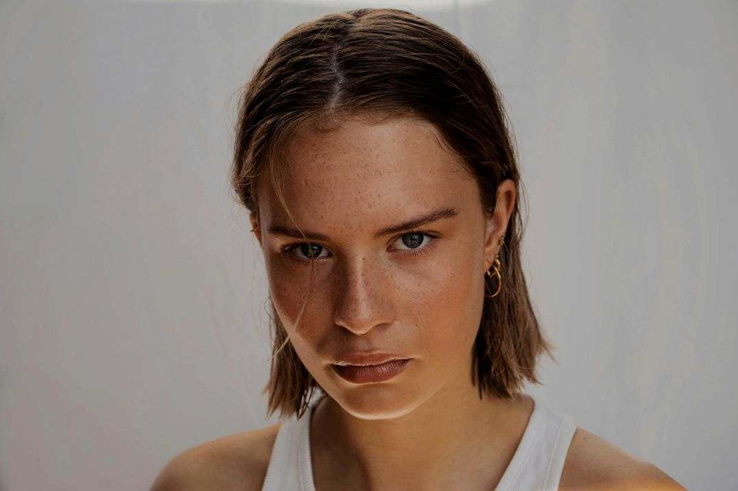 Designer face photo